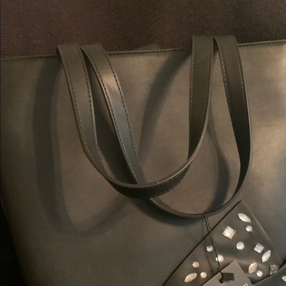 Elegant Black Studded Women's Bag from Christian Siriano - Picture 4 of 11